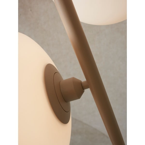 Lampadar crem cu abajur din sticlă (înălțime 161 cm) Sapporo – it's about RoMi-image-3
