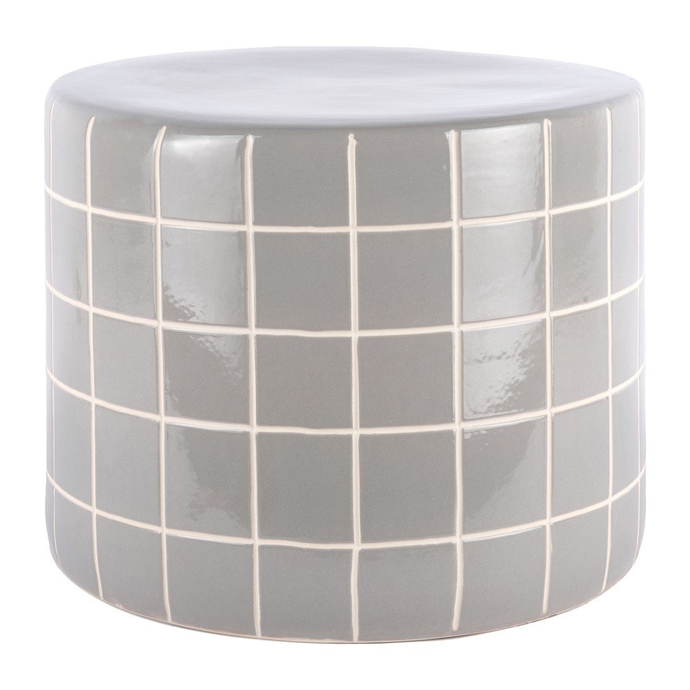 Măsuță auxiliară rotundă din ceramică ø 42 cm Retro Tiles – Leitmotiv