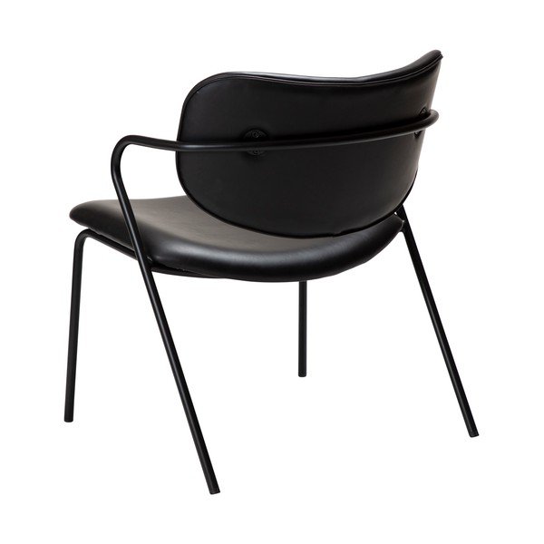 Fotoliu negru din imitație de piele Zed – DAN-FORM Denmark-image-3
