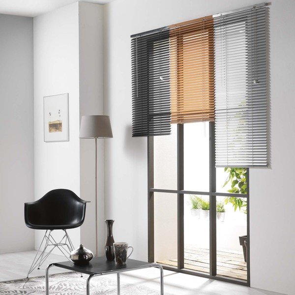 Jaluzea venețiană portocalie din metal 90x130 cm Venitien – douceur d'intérieur-image-2