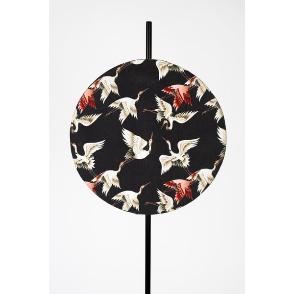 Lampadar negru cu abajur textil (înălțime 158 cm) Jaylee – White Label-image-3