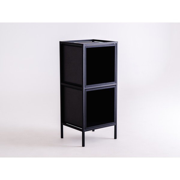 Bibliotecă neagră 45x102 cm Skap - CustomForm-image-3