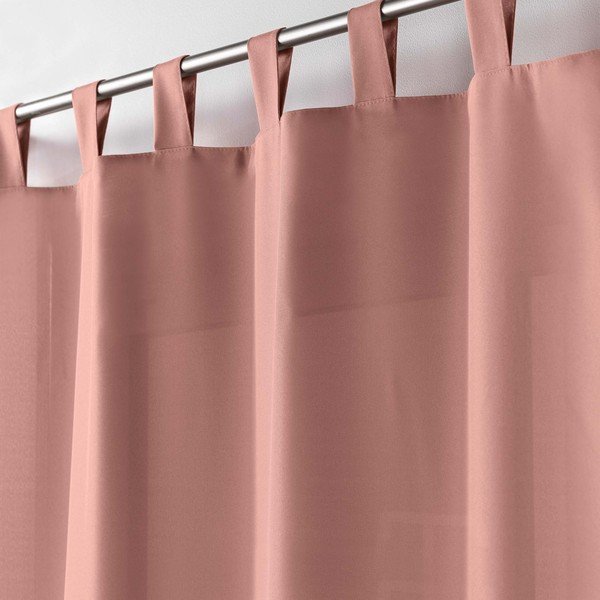 Draperie roz 140x260 cm Essentiel – douceur d'intérieur-image-1