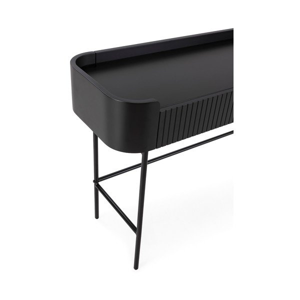 Masă consolă neagră 40x120 cm Willa – MOME-image-4