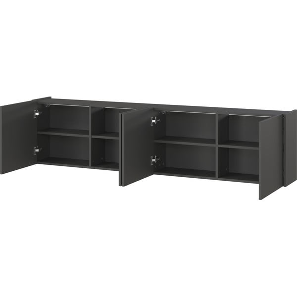 Comodă TV gri antracit 183x45 cm Piana – Germania-image-2