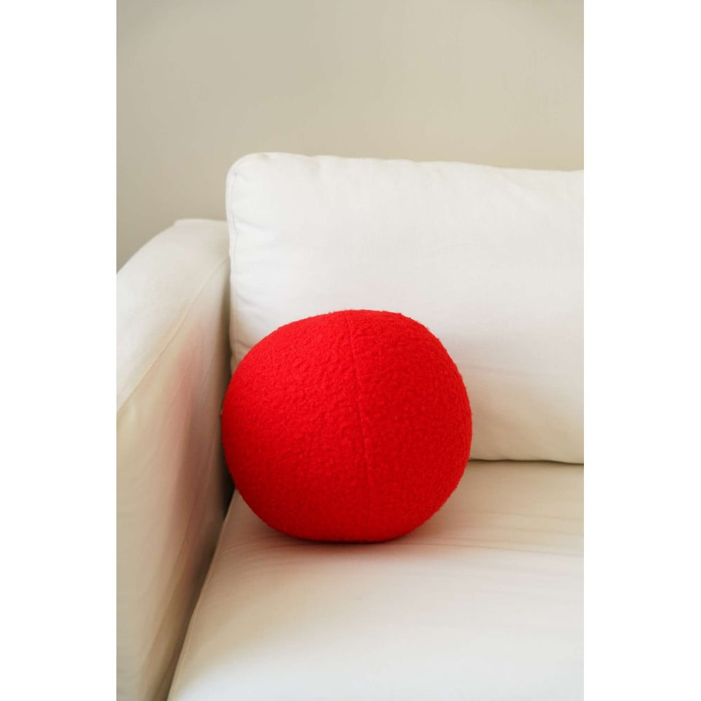 Pernă decorativă din material bouclé ø 25 cm Top – Mioli Decor