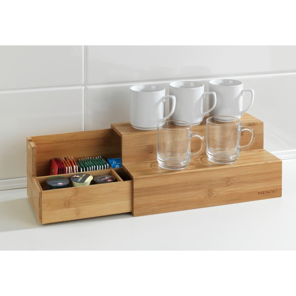 Suport din bambus pentru accesorii de cafea şi ceai Wenko-image-1