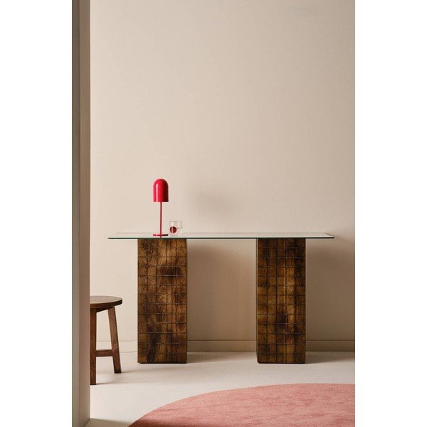 Birou din lemn de mango 48x140 cm Damen – Jotex-image-2