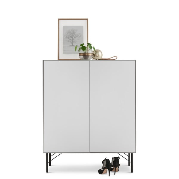 Comodă înaltă albă-neagră 91x111 cm Edge by Hammel - Hammel Furniture-image-1