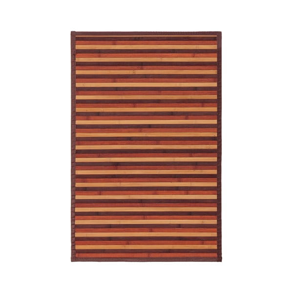 Covor galben muștar/maro din bambus 60x90 cm – Casa Selección