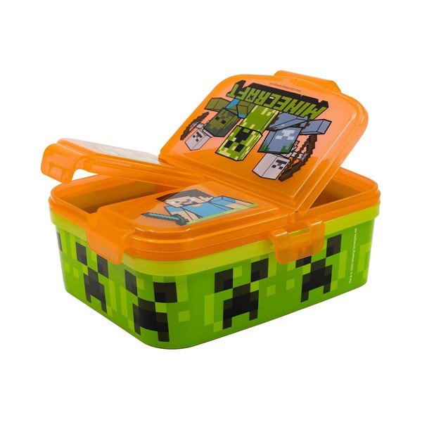 Cutie de gustări pentru copii portocalie din plastic Minecraft – STOR-image-1