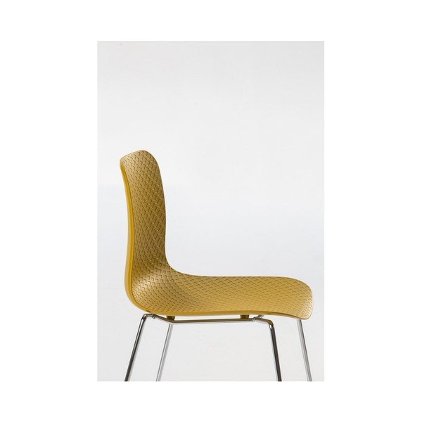 Set 4 scaune Marckeric Kloe, galben-image-3
