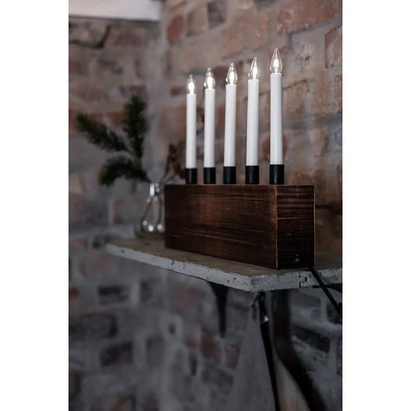 Decorațiune luminoasă de Crăciun maro Albero – Markslöjd-image-4