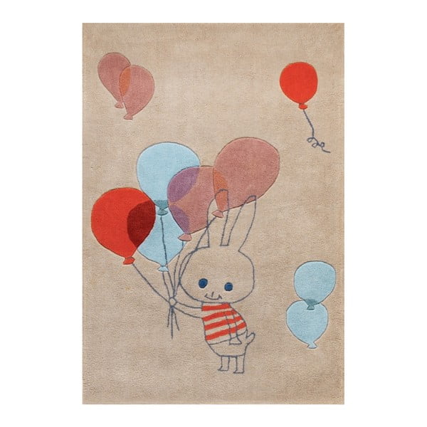 Covor Art For Kids Balloon Rabbit, 140 x 200 cm