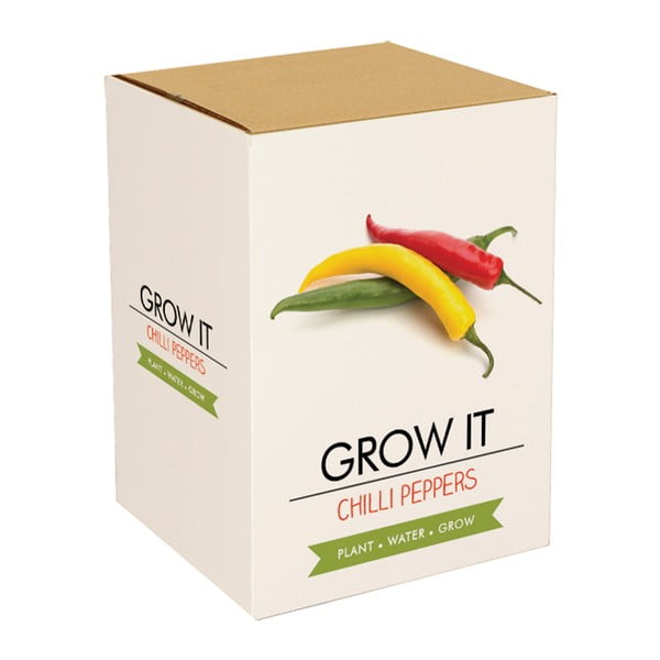 Set grădinărit, semințe ardei iute Gift Republic Chilli Peppers