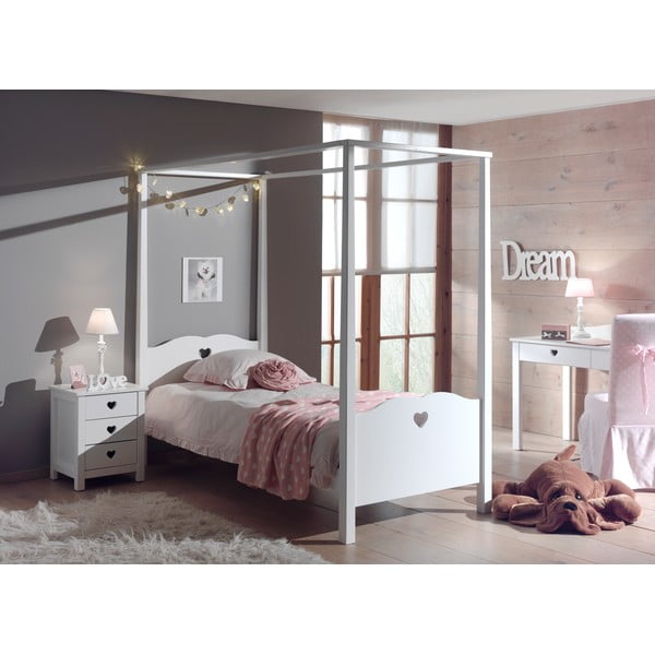 Noptieră pentru copii Vipack Amori, alb-image-1