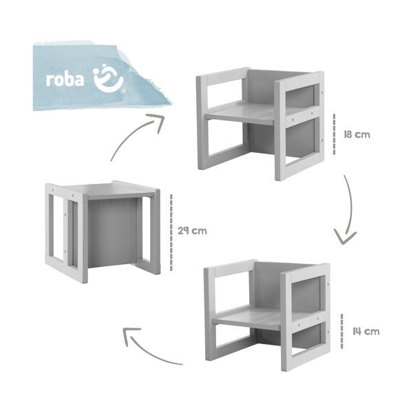 Scaun de copii gri – Roba-image-2