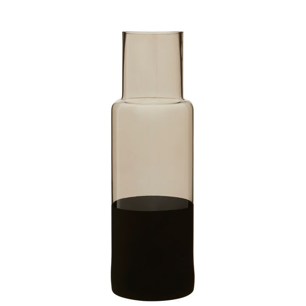 Vază din sticlă cu detalii negre Premier Housewares Cova, înălțime 30 cm-image-4