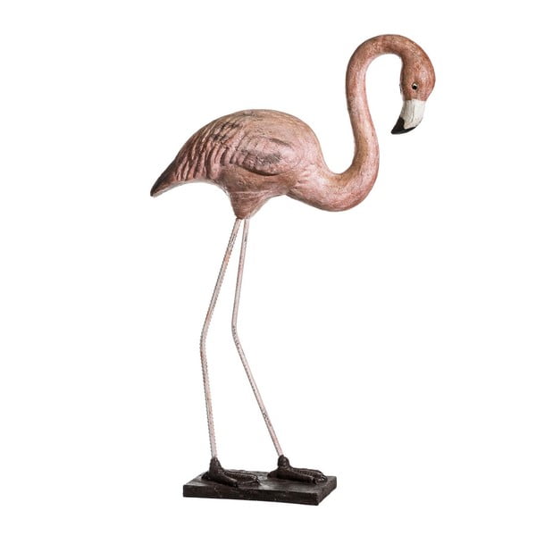 Statuetă decorativă Denzzo Flamingo, înălțime 90,5 cm