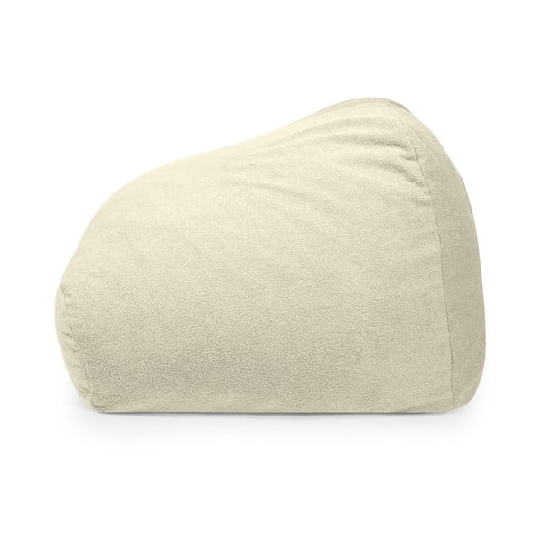 Fotoliu bean bag gri deschis cu tapițerie din țesătură bouclé Sofa Snug – SLOWDOWN-image-2