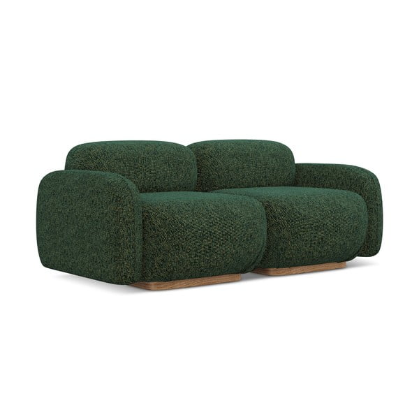 Canapea modulară verde-închis 190 cm Ailani – Makamii-image-3