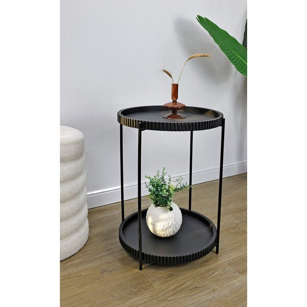 Măsuță auxiliară rotundă din metal ø 42 cm Herdys – Yes Everyday-image-1