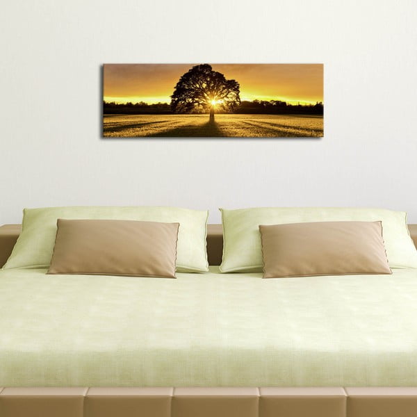 Tablou cu iluminare Wallity Tree, 90 x 30 cm-image-1