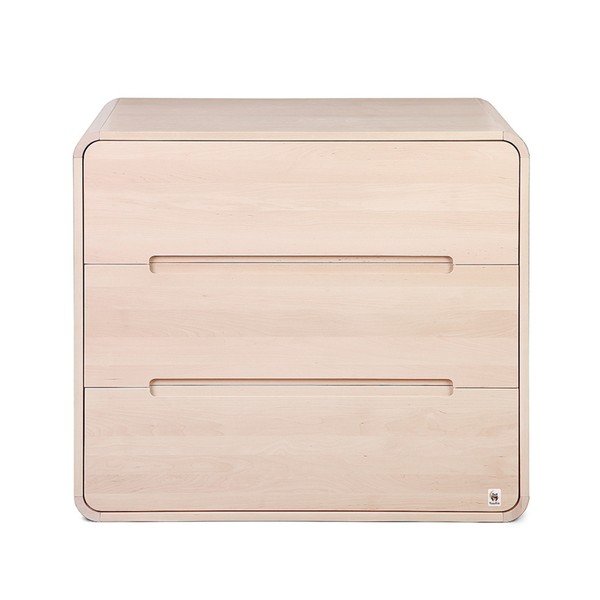 Comodă cu 3 sertare și masă de înfășat detașabilă YappyKids Owl, natural-image-1