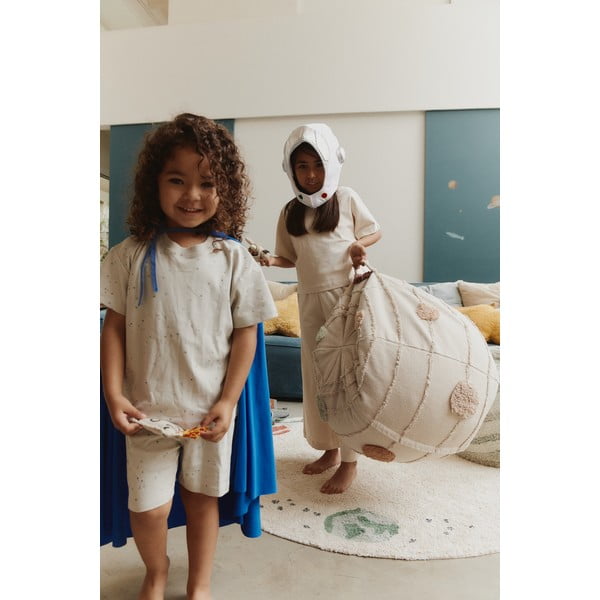 Fotoliu puf pentru copii crem Solar System – Lorena Canals-image-4