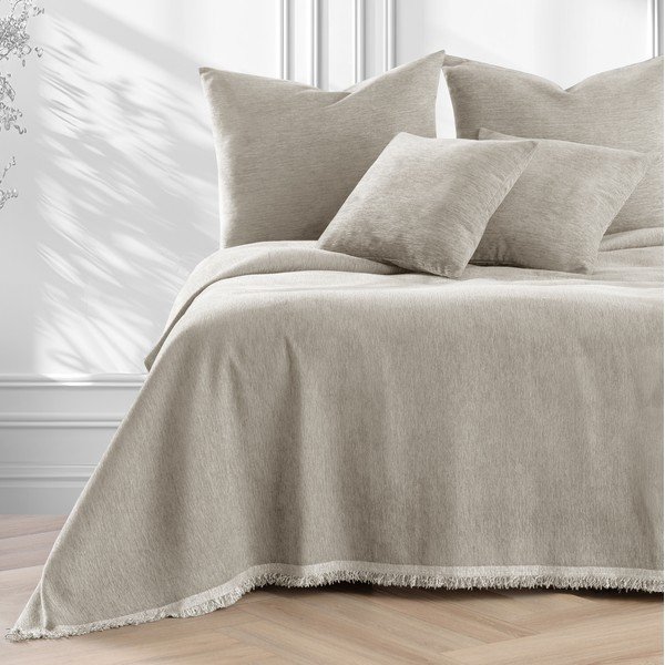 Cuvertură bej din janilie 220x240 cm Talo – Filumi-image-2