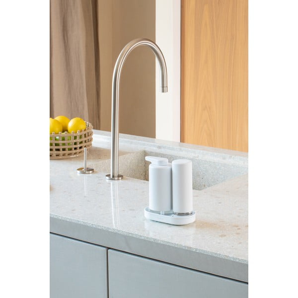 Suport pentru accesorii de spălat alb din plastic SinkStyle – Brabantia-image-1
