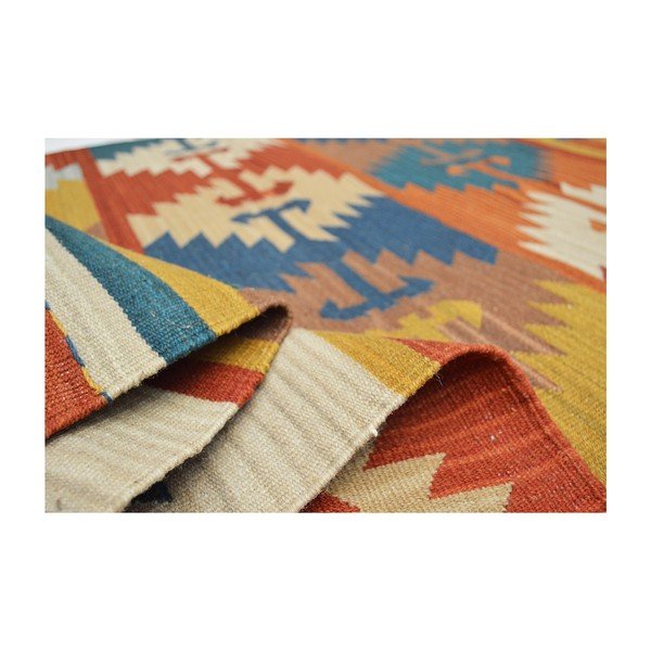 Covor lucrat manual Bakero Kilim 187, 230 x 170 cm-image-3