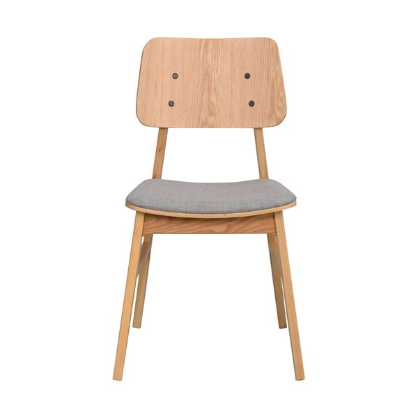 Scaun de dining cu șezut gri deschis Rowico Nagano, maro deschis-image-2