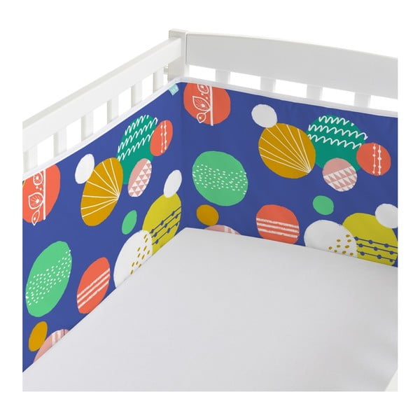 Protecție pentru pătuț / mantinelă din bumbac Moshi Moshi Geo Jungle, 210 x 40 cm-image-1
