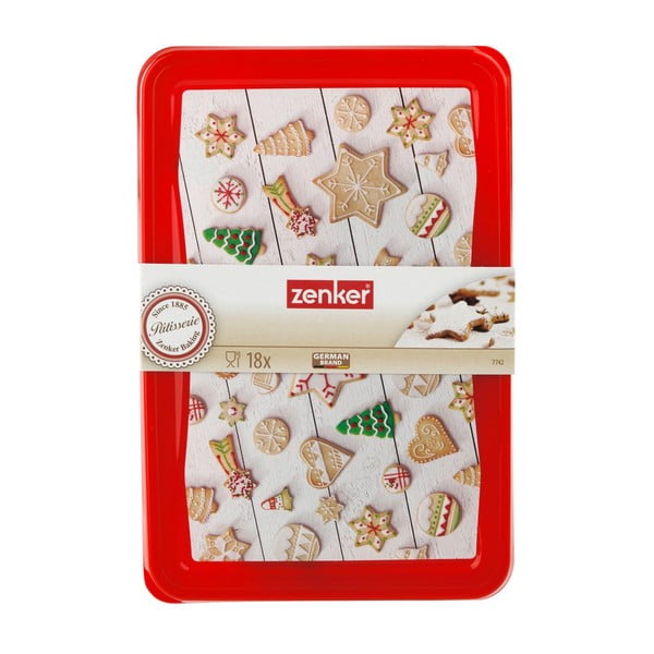 Set 18 forme de biscuiți / fursecuri de Crăciun în cutie Zenker-image-2