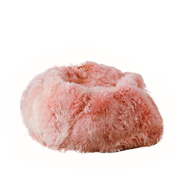 Sac de șezut din blană de oaie Native Natural, ⌀ 110 cm, roz