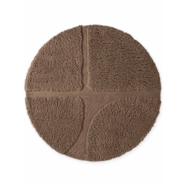 Covor maro țesut manual rotund ø 160 cm Lambeth Jasper – Ted Baker