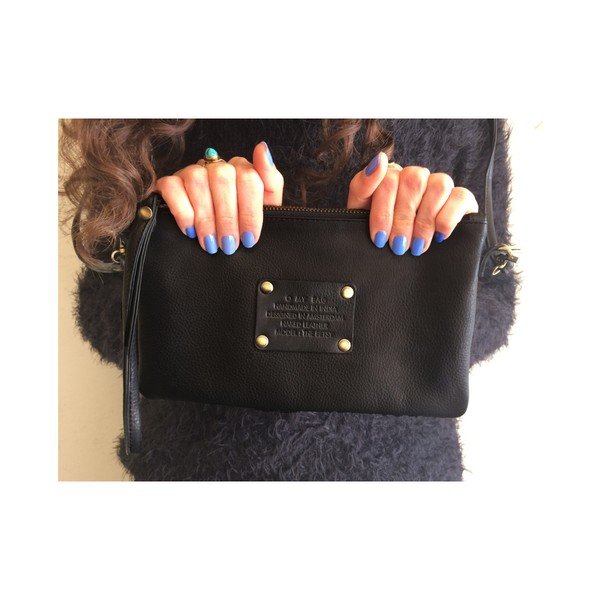 Geantă din piele O My Bag The Betsy, negru-image-3