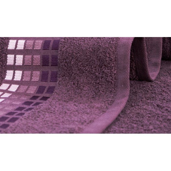 Prosop violet din bumbac 50x100 cm Darwin – My House-image-1