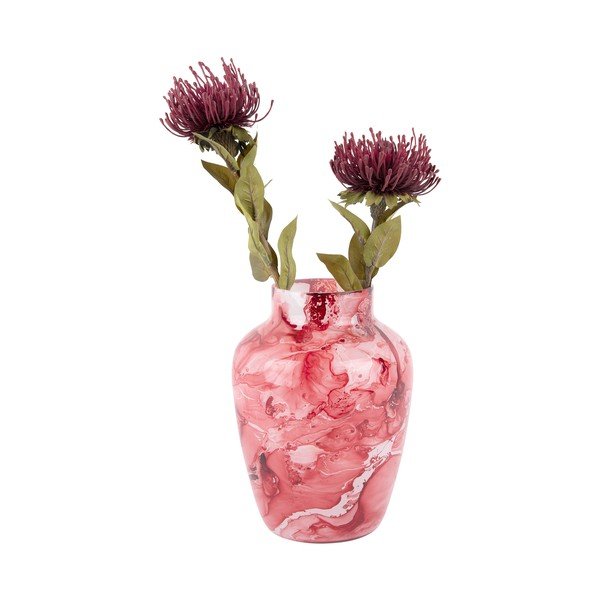 Vază roșu-deschis din sticlă Blended  – PT LIVING-image-2