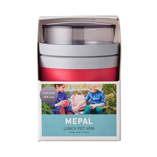 Cutie pentru gustări Mepal Ellipse Mini, roșu-image-2
