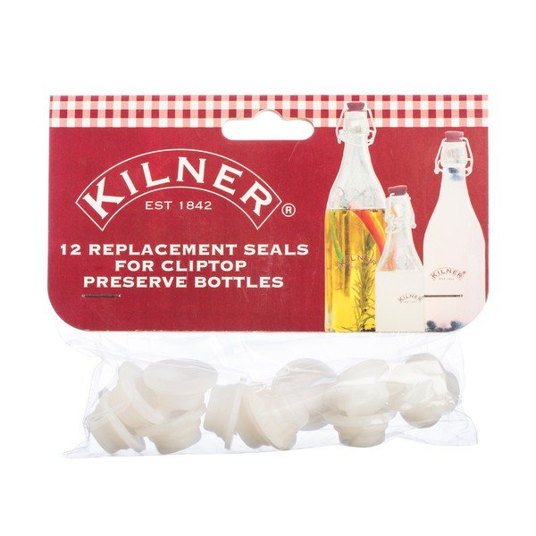 Set 12 sigilii pentru sticle cu clips Kilner-image-1