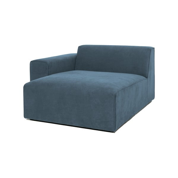 Modul pentru canapea albastru cu tapițerie din catifea reiată  (cu colț pe partea stângă ) Sting – Scandic-image-1
