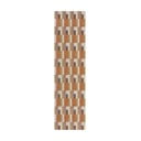 Covor tip traversă portocaliu/în culoare naturală 60x230 cm Riley Block Geo – Flair Rugs