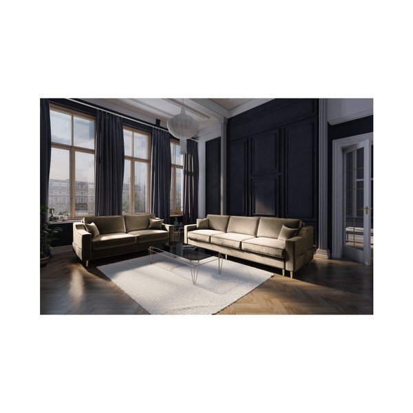 Canapea cu 2 locuri Mazzini Sofas Marigold, bej-image-3