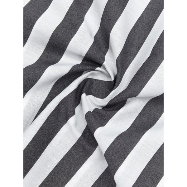 Lenjerie de pat din bumbac percale Westwing Collection Yuliya, 135 x 200 cm, gri-alb-image-3