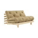 Canapea variabilă Karup Design Roots Raw/Wheat Beige