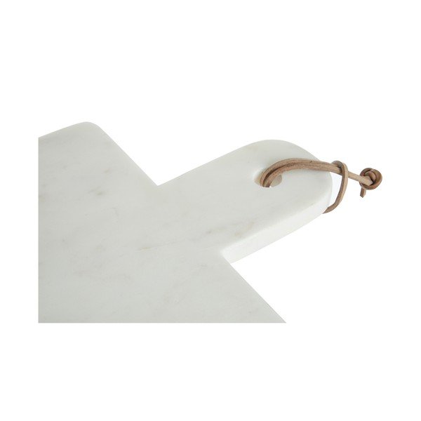 Tocător de servire din marmură Premier Housewares Paddle, alb - gri-image-2