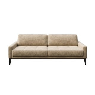 Canapea MESONICA Musso Tufted, bej, 210 cm