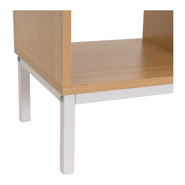 Bibliotecă de copii în culoare naturală cu aspect de lemn de stejar 63x159 cm Mid-Lines – Casa Selección-image-3